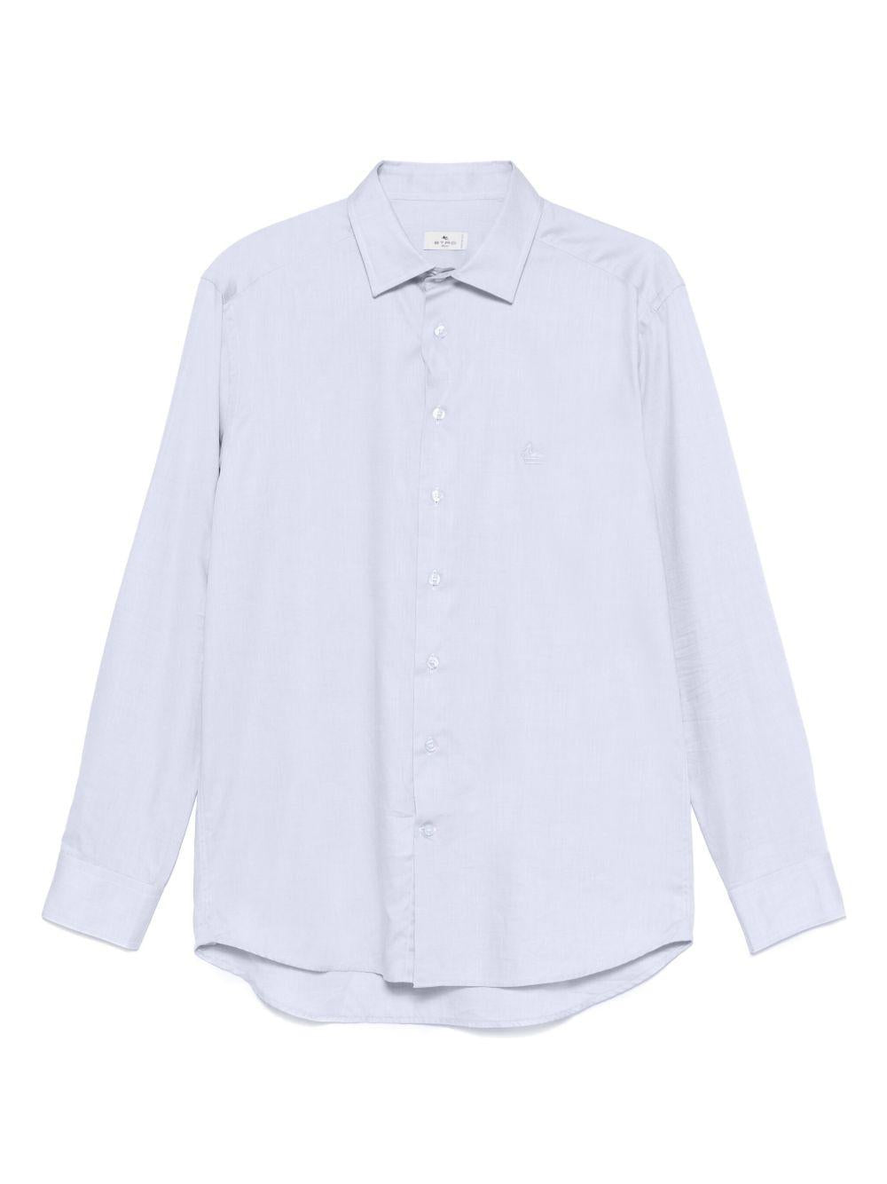 ETRO Camicia in cotone azzurro 