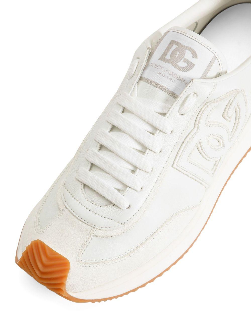 DOLCE e GABBANA Sneakers in pelle bianca 