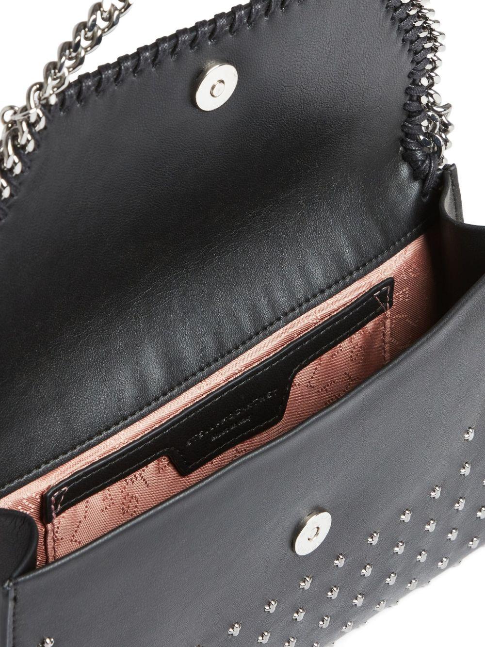 STELLA MCCARTNEY Borsa a tracolla 'Falabella Star' nera con borchie 