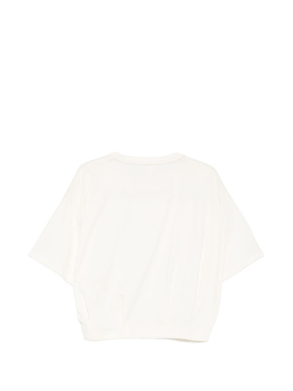 LIUJO T-shirt corta bianca 