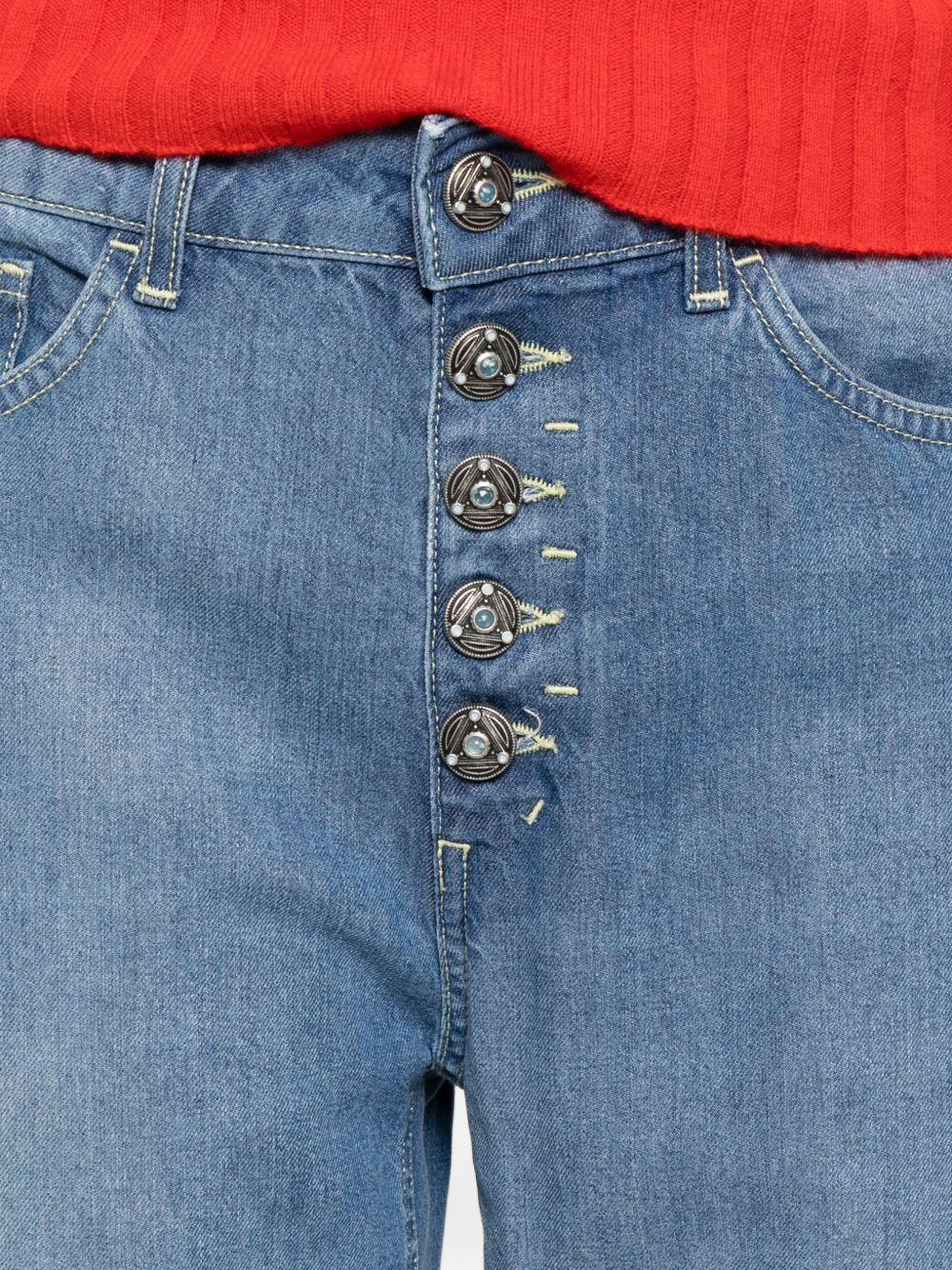 DONDUP Jeans Koons Loose in denim elasticizzato blu 