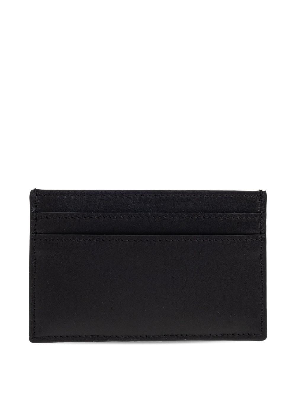 ALEXANDER McQUEEN Portacarte in pelle con stampa 