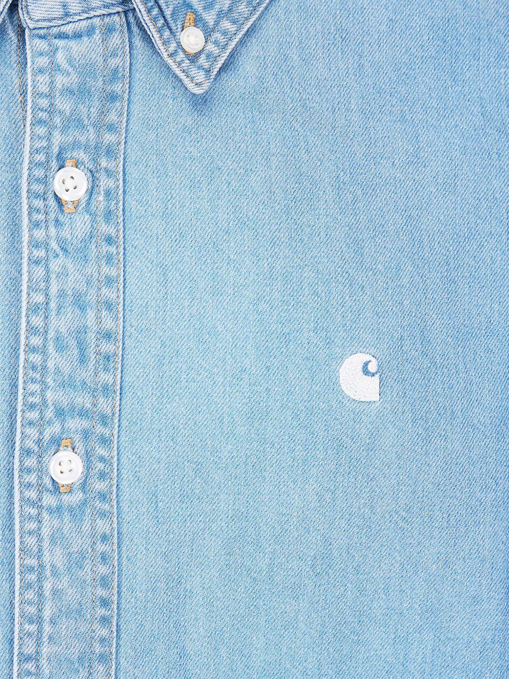 CARHARTT WIP Camicia in denim con logo 
