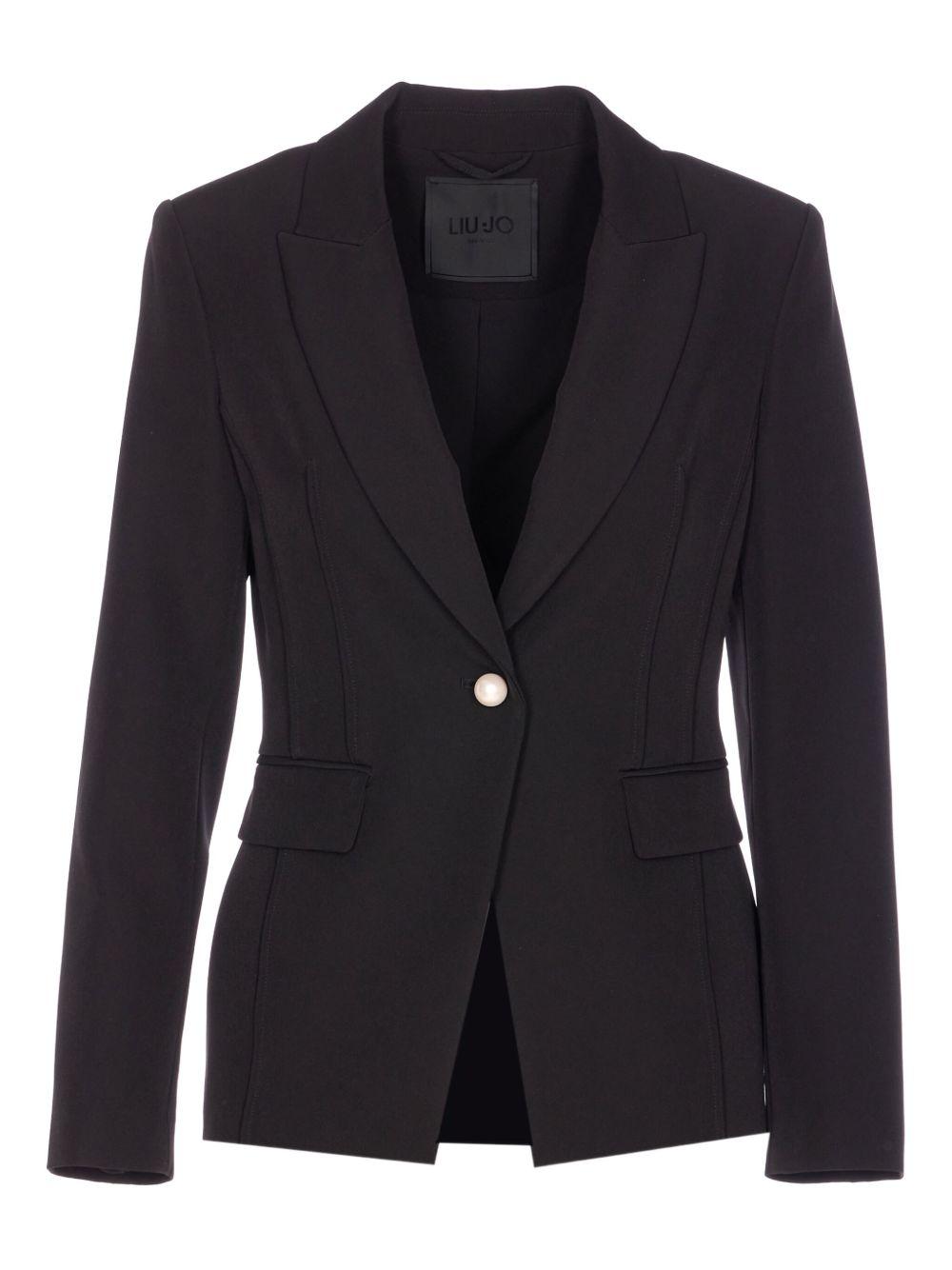 LIUJO Blazer monopetto nero 