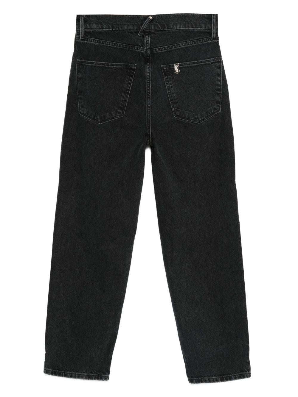LIUJO Jeans neri con gamba dritta 