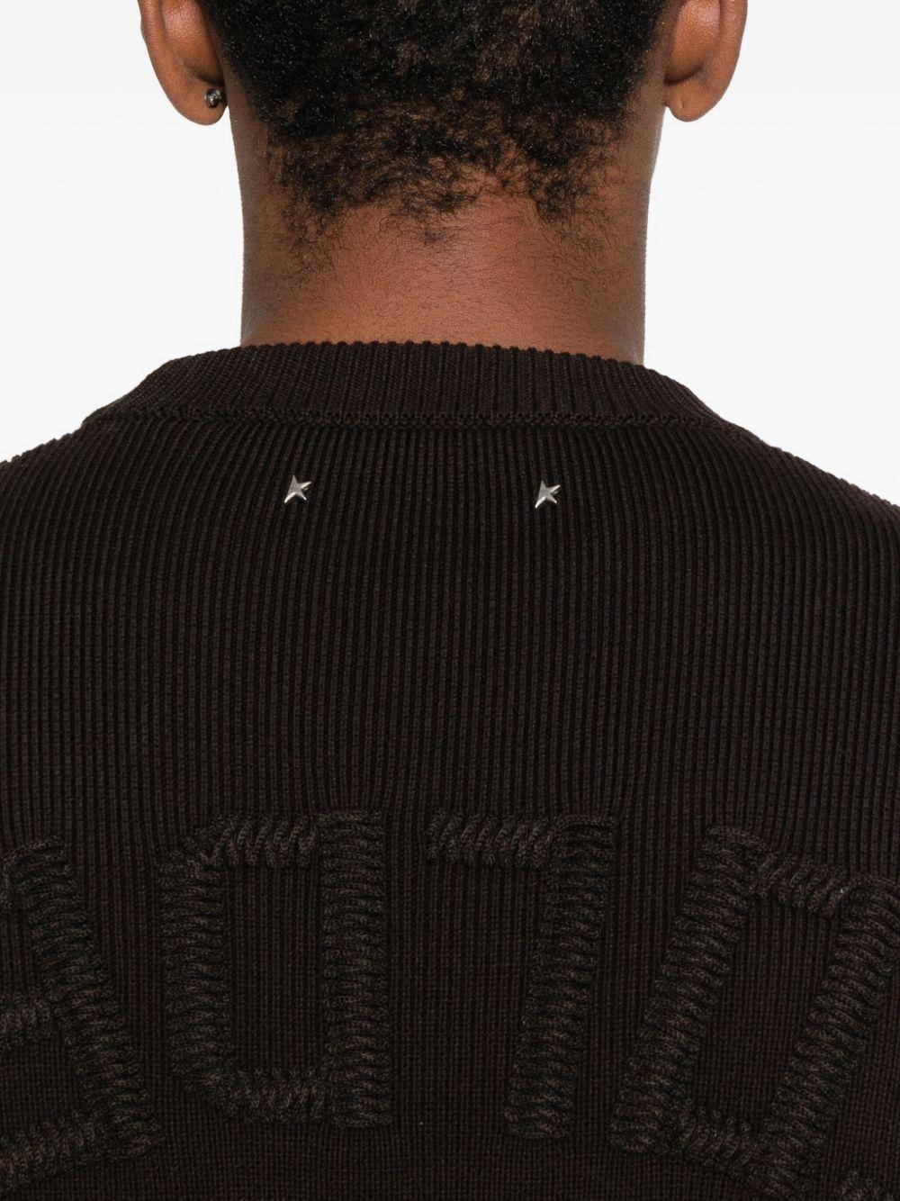 GOLDEN GOOSE Maglia girocollo in cotone 