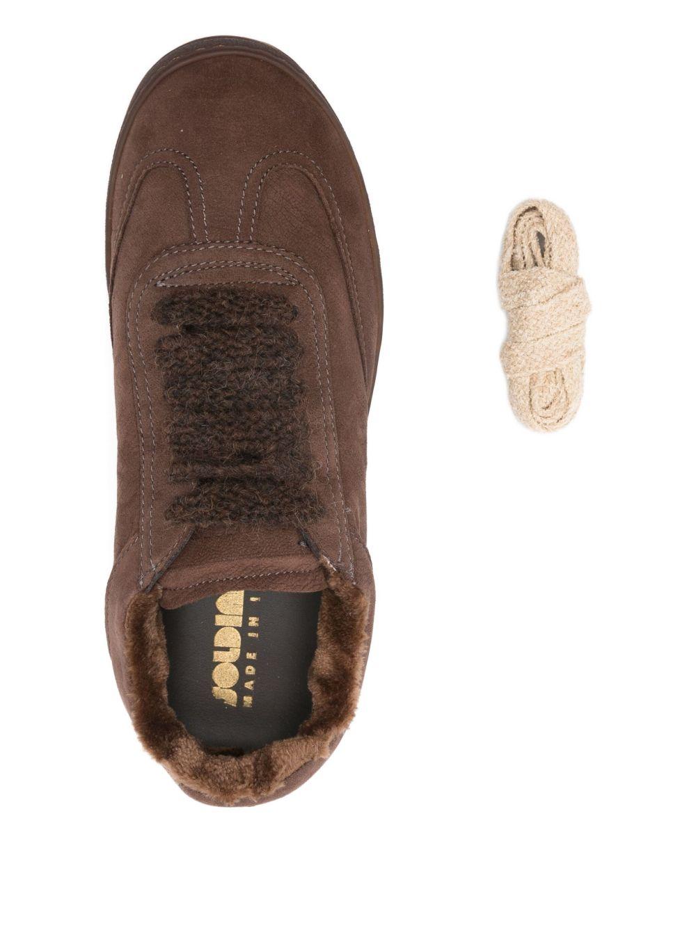 SOLDINI 80 Sneakers Akira in camoscio marrone 