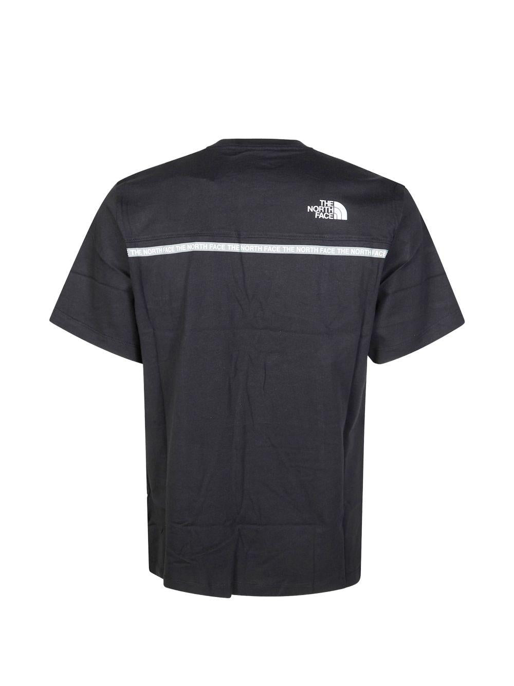 THE NORTH FACE T-shirt girocollo a maniche corte nera con logo 