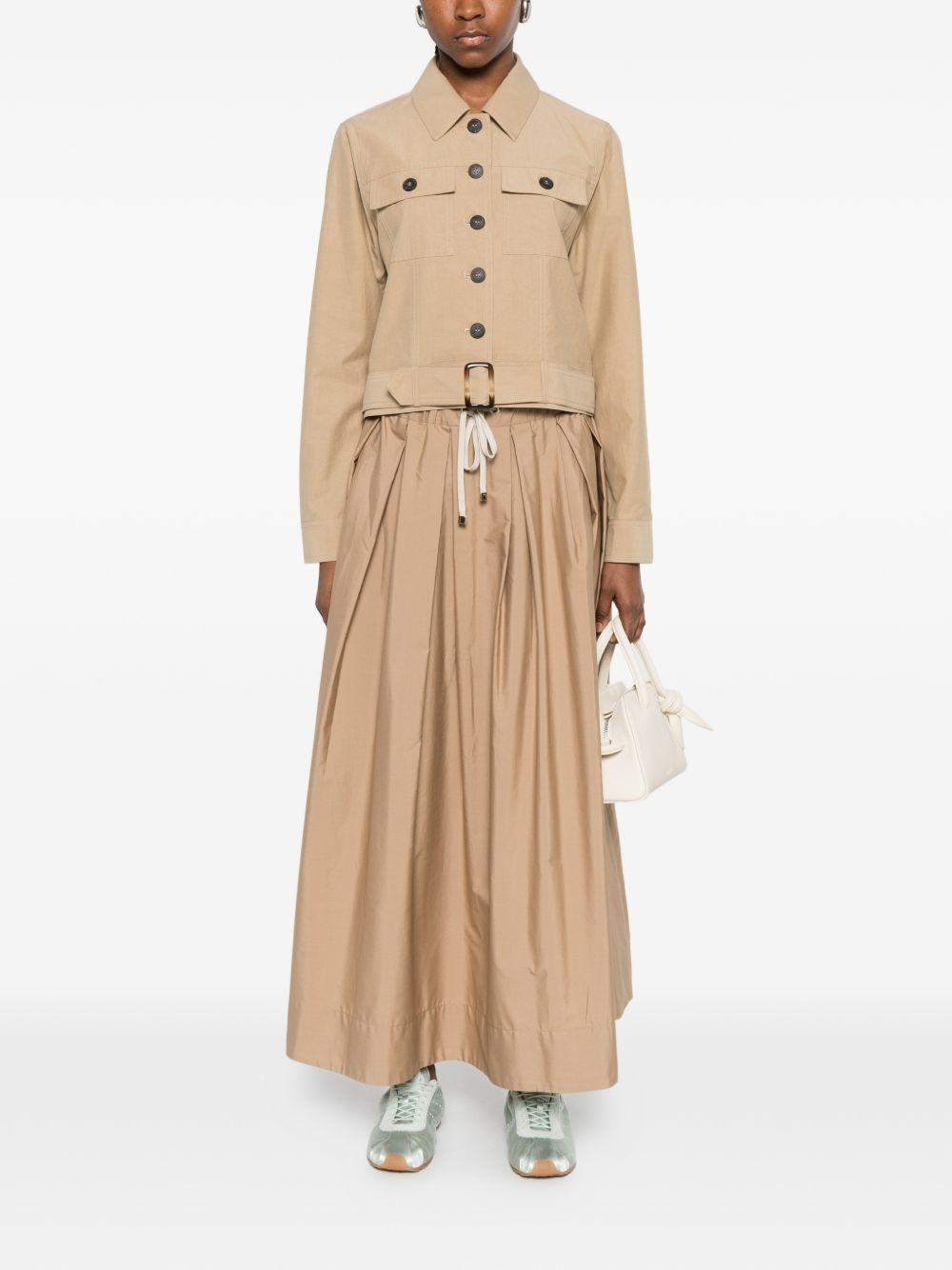 LIUJO Giacca corta in vita beige 
