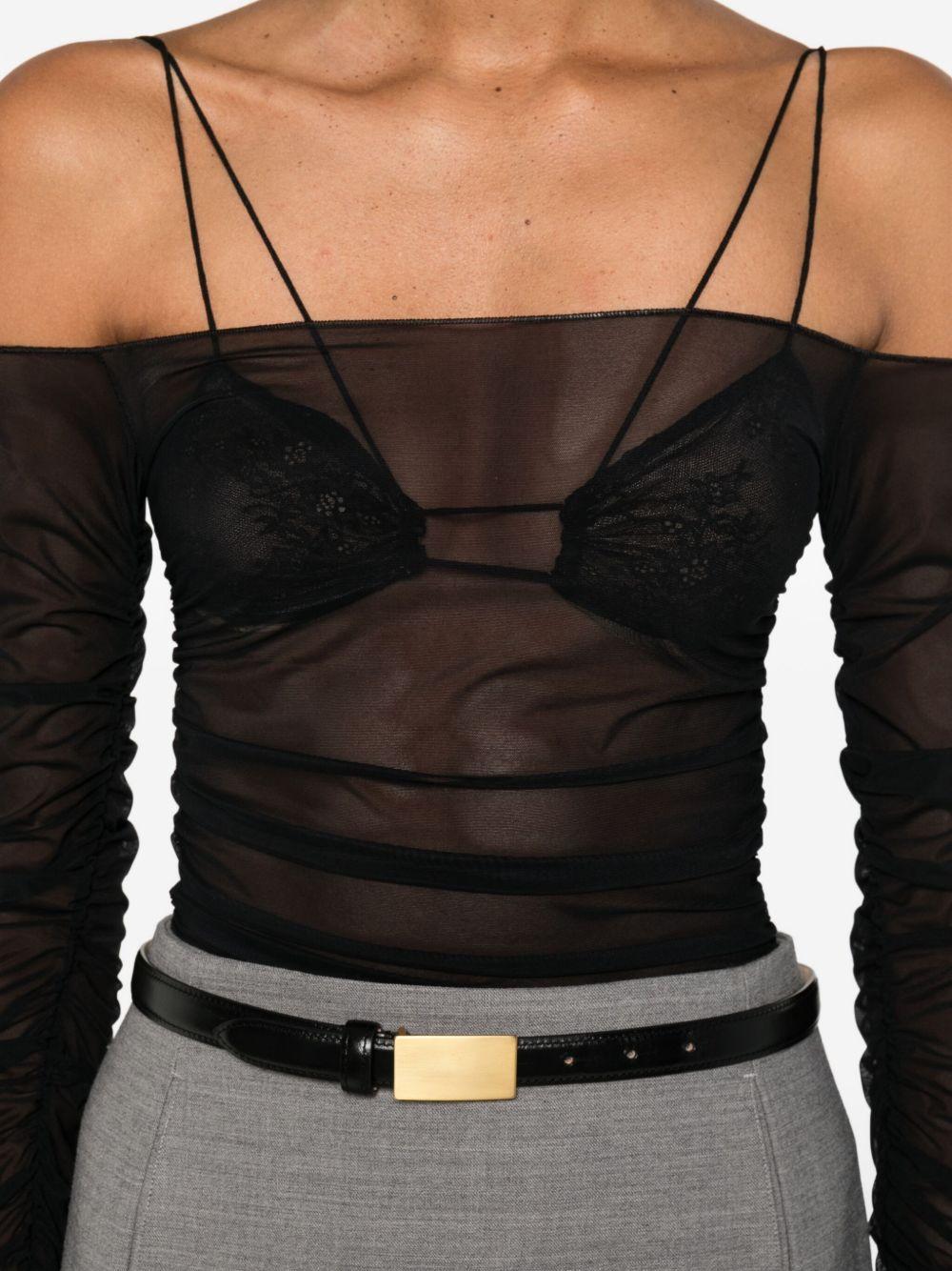 AMAZUIN Top 'Liza Deep Black' 