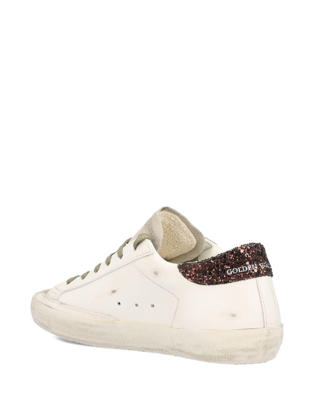 GOLDEN GOOSE Sneakers Super-star con dettagli glitterati 