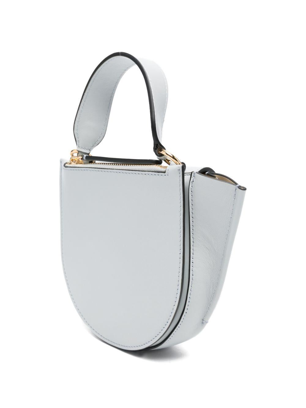 WANDLER Borsa a mano piccola Hortensia celeste con tracolla 