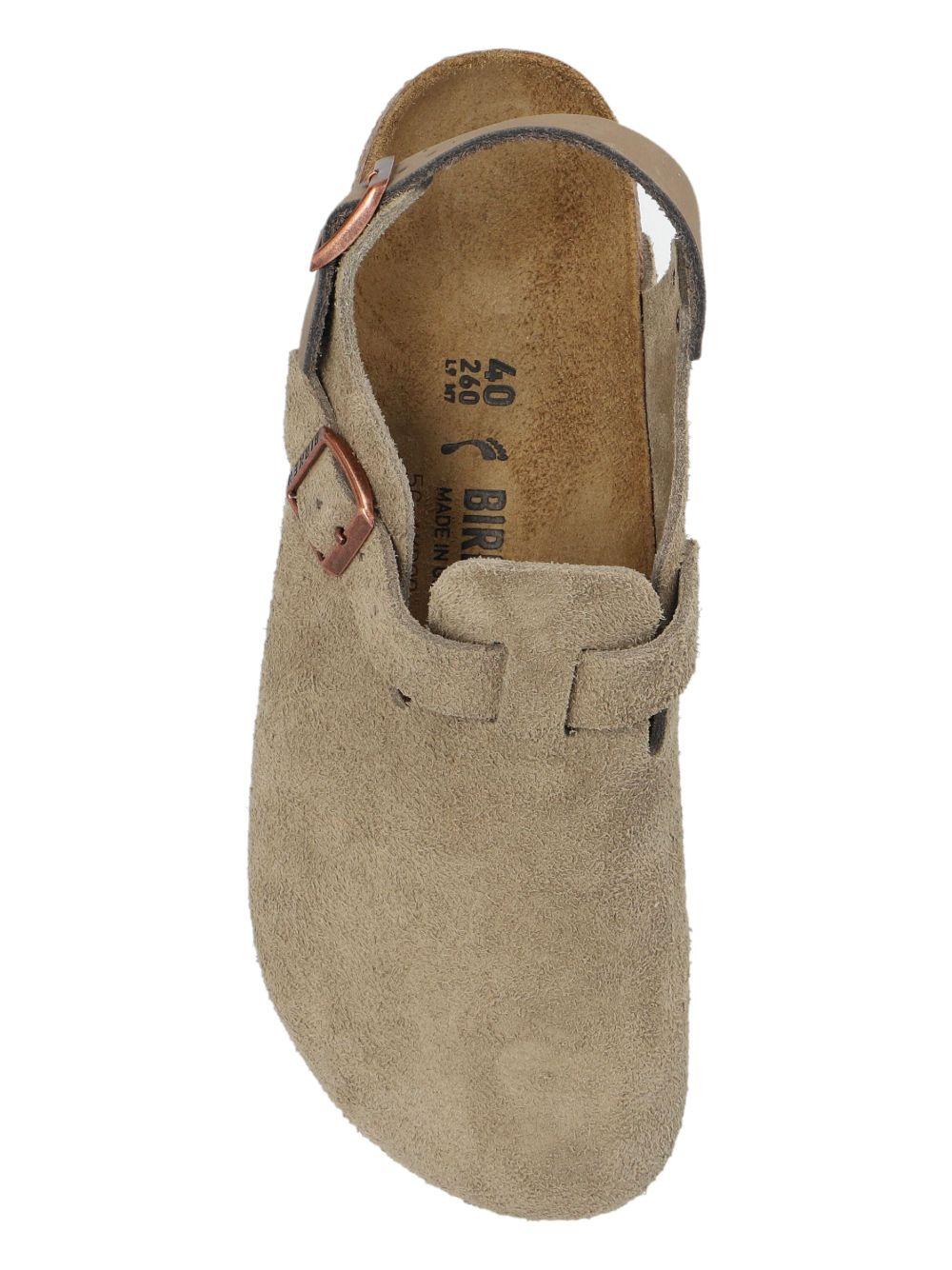 BIRKENSTOCK Sandali 'Tokio' in camoscio taupe 