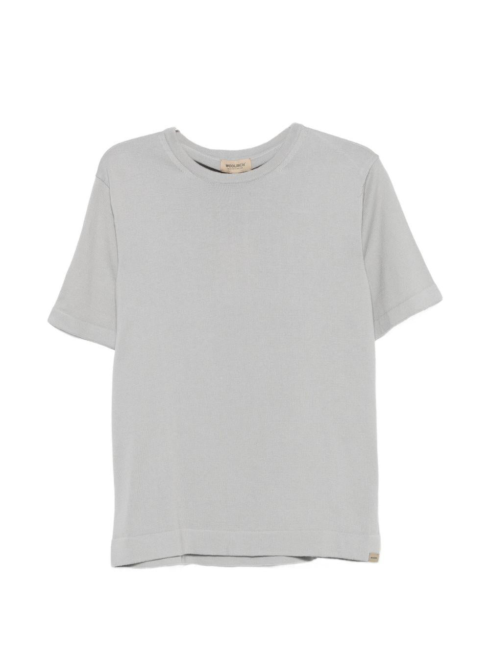 WOOLRICH T-shirt in cotone grigio 