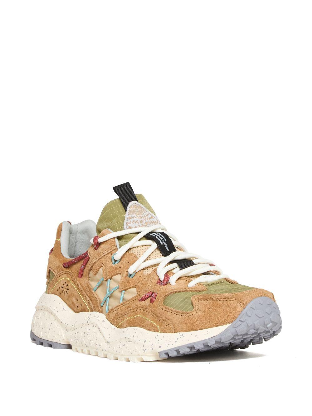 FLOWER MOUNTAIN Sneakers basse Yamabushi cammello 