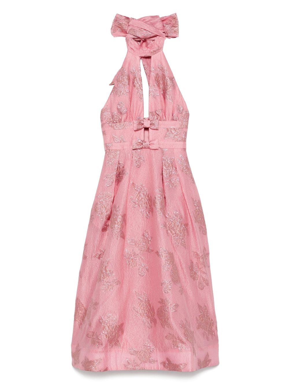 REBECCA VALLANCE Abito Benette con fiocco rosa 