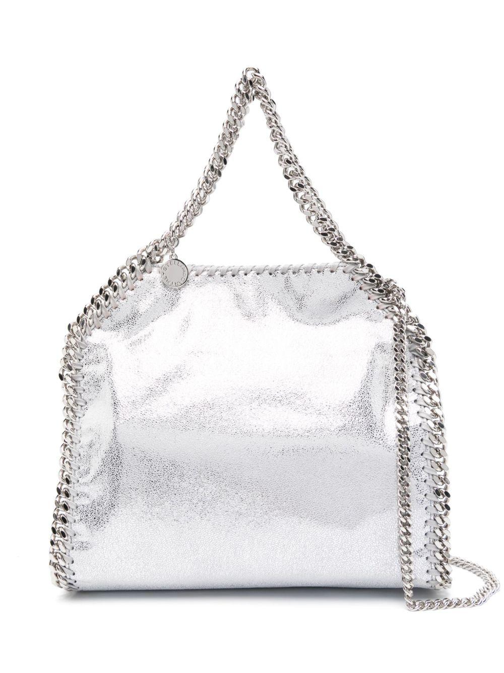 STELLA MCCARTNEY Borsa Falabella mini argento 