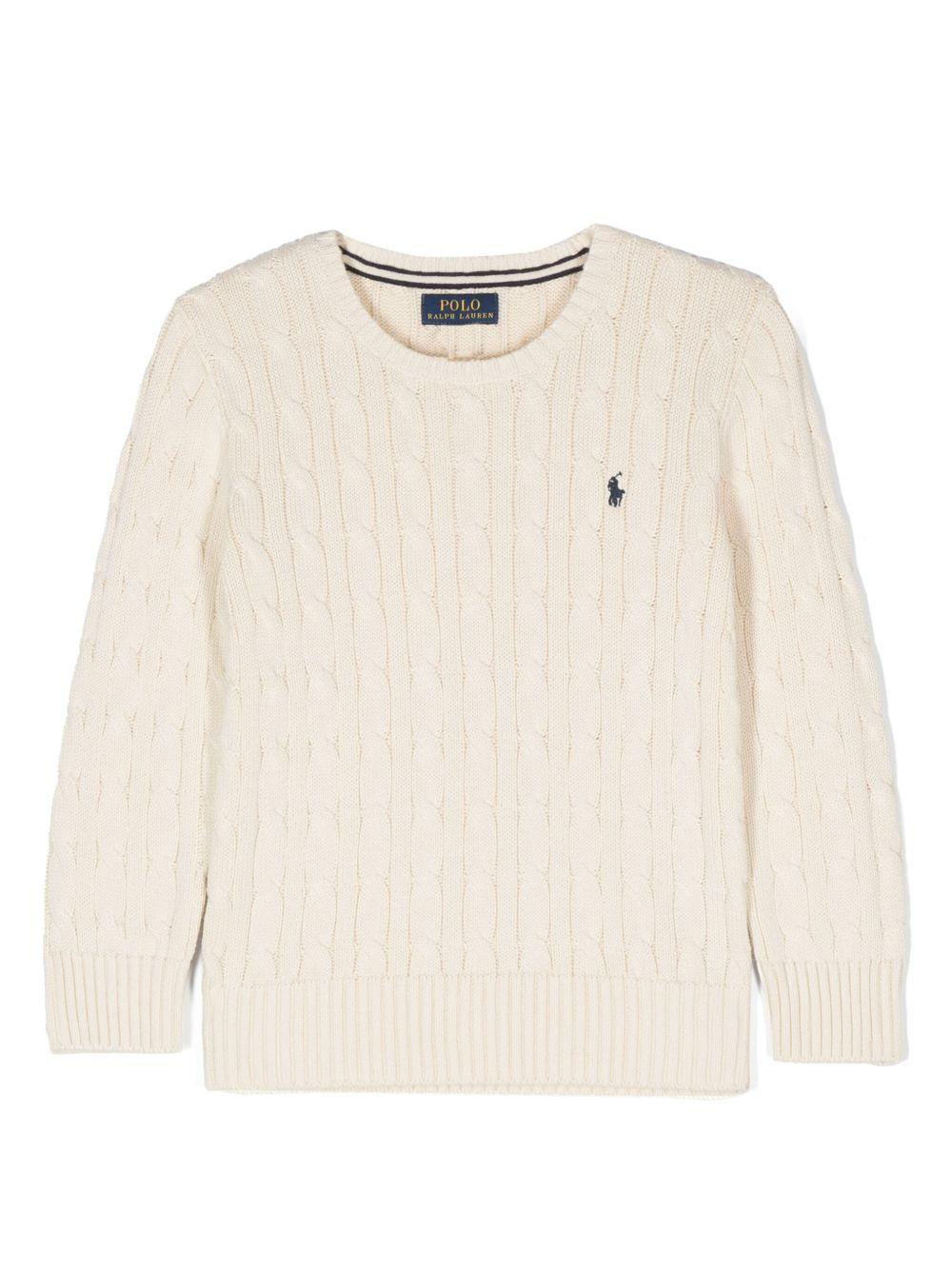 POLO RALPH LAUREN Maglia in cotone con logo 