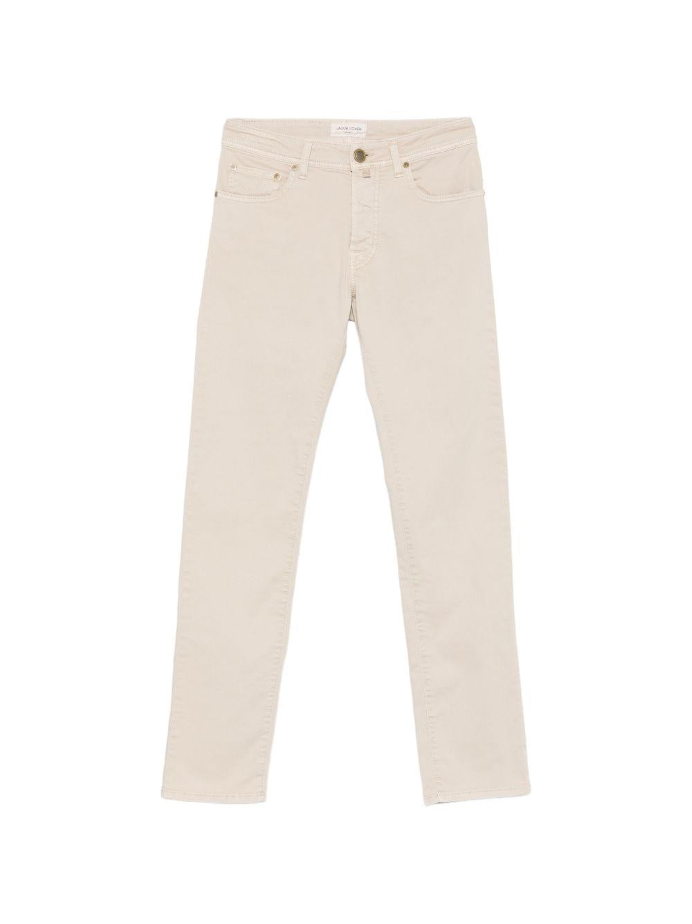 JACOB COHEN Jeans lunghi beige chiaro 