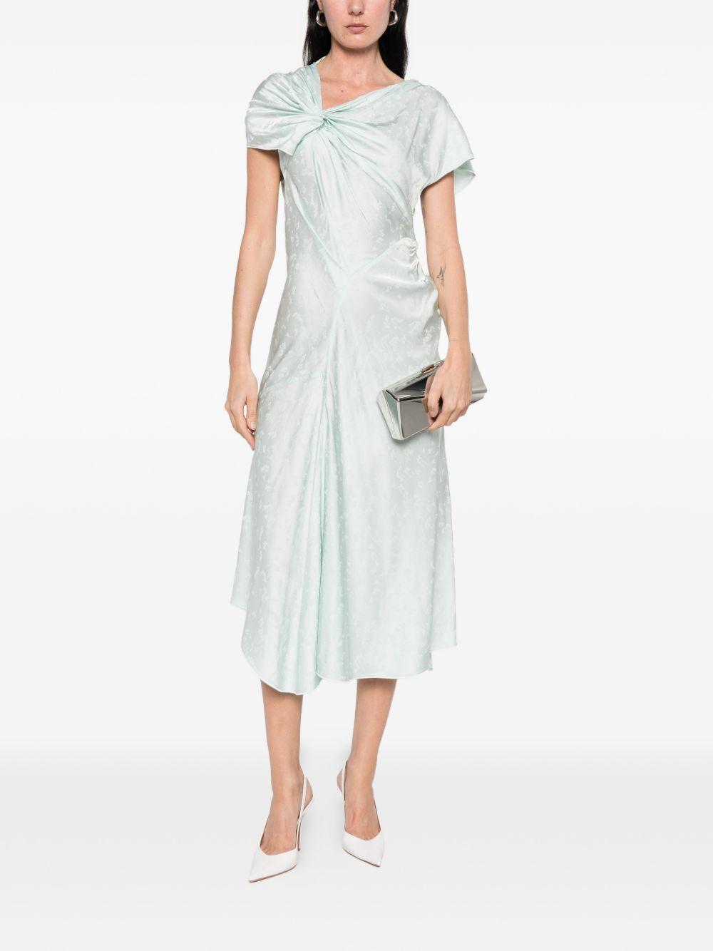 VICTORIA BECKHAM Abito midi color pastello 
