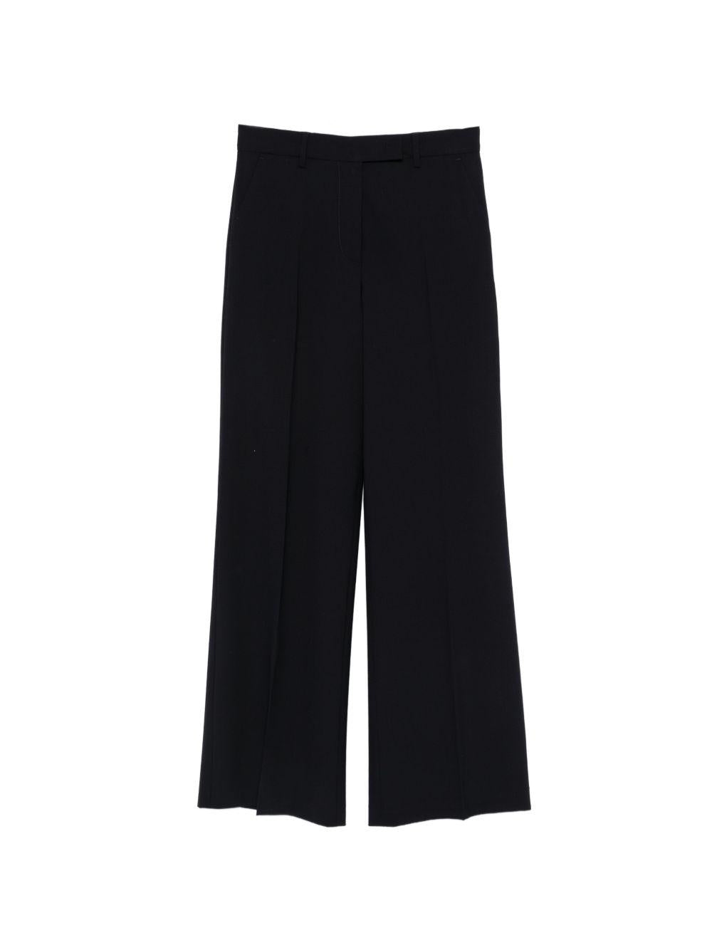 SEVENTY Pantaloni svasati in lana blu 