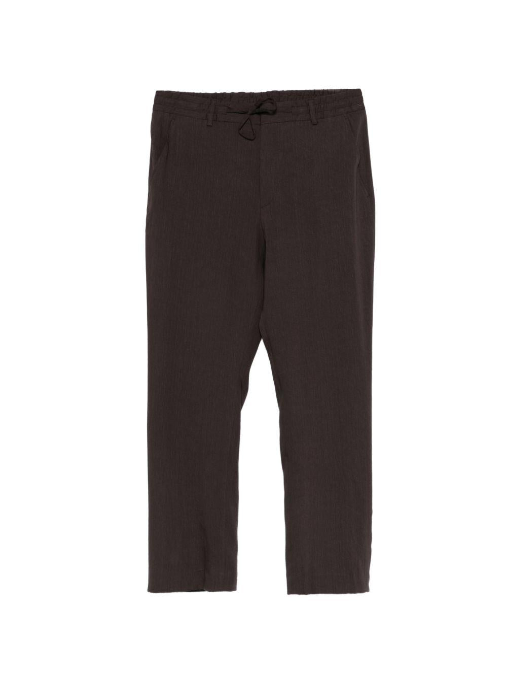 BOSS Pantaloni Perin Marroni con coulisse in vita 