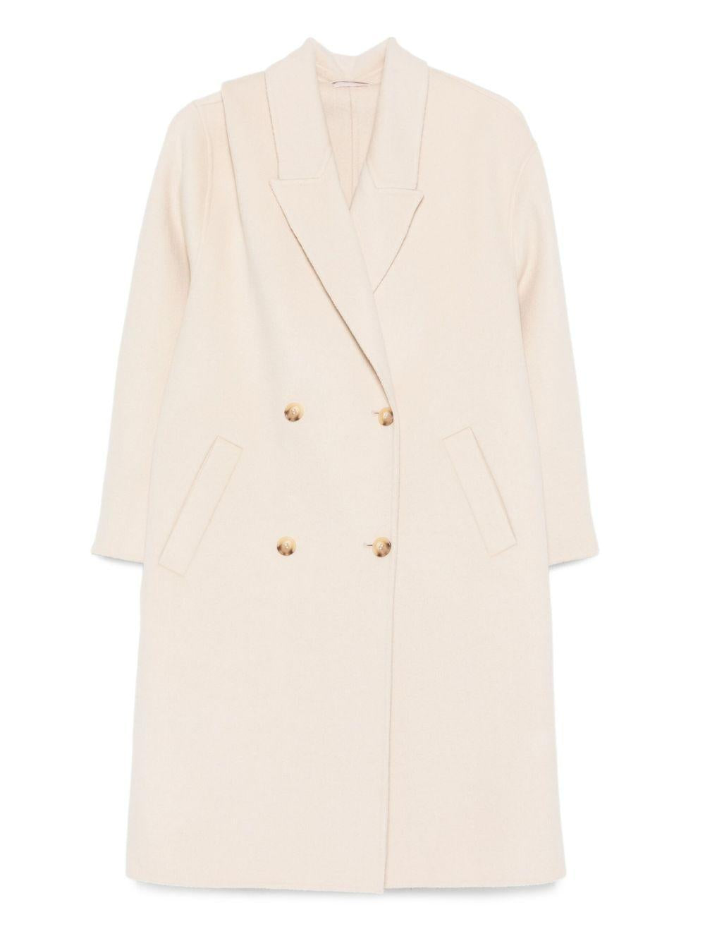 LIUJO Cappotto beige con sciarpa 