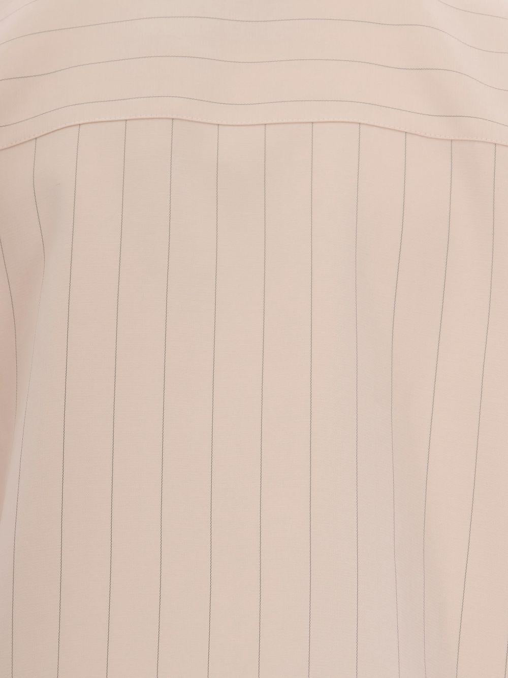 LIUJO Giacca beige con maniche a 3/4 e tasche sul petto 