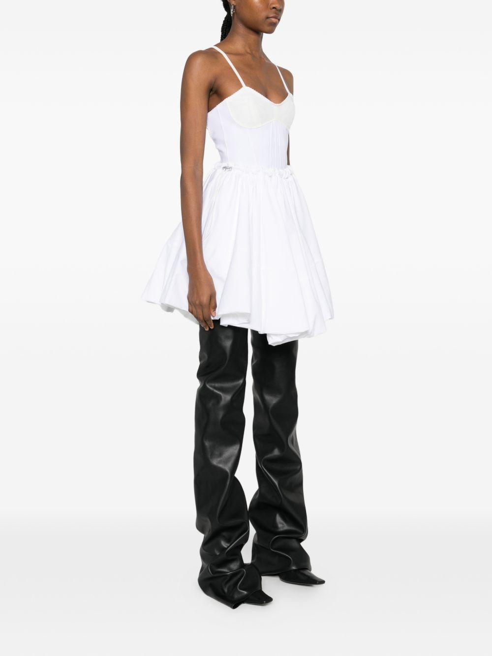 THE ATTICO Abito corto in cotone 