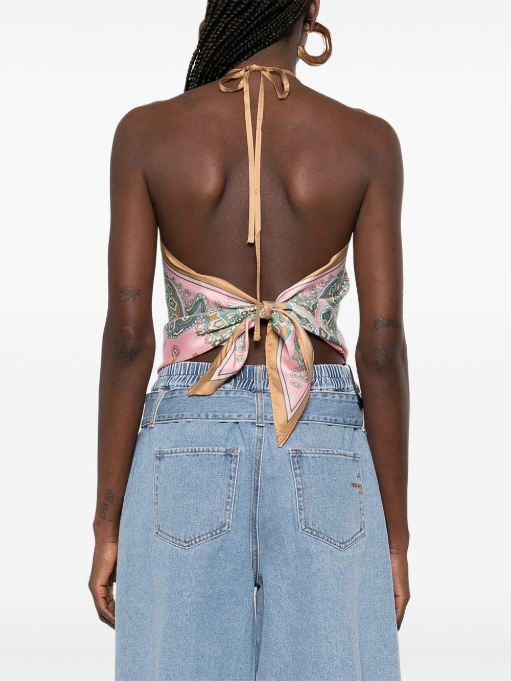 PINKO Top Halter 'Synchro' 