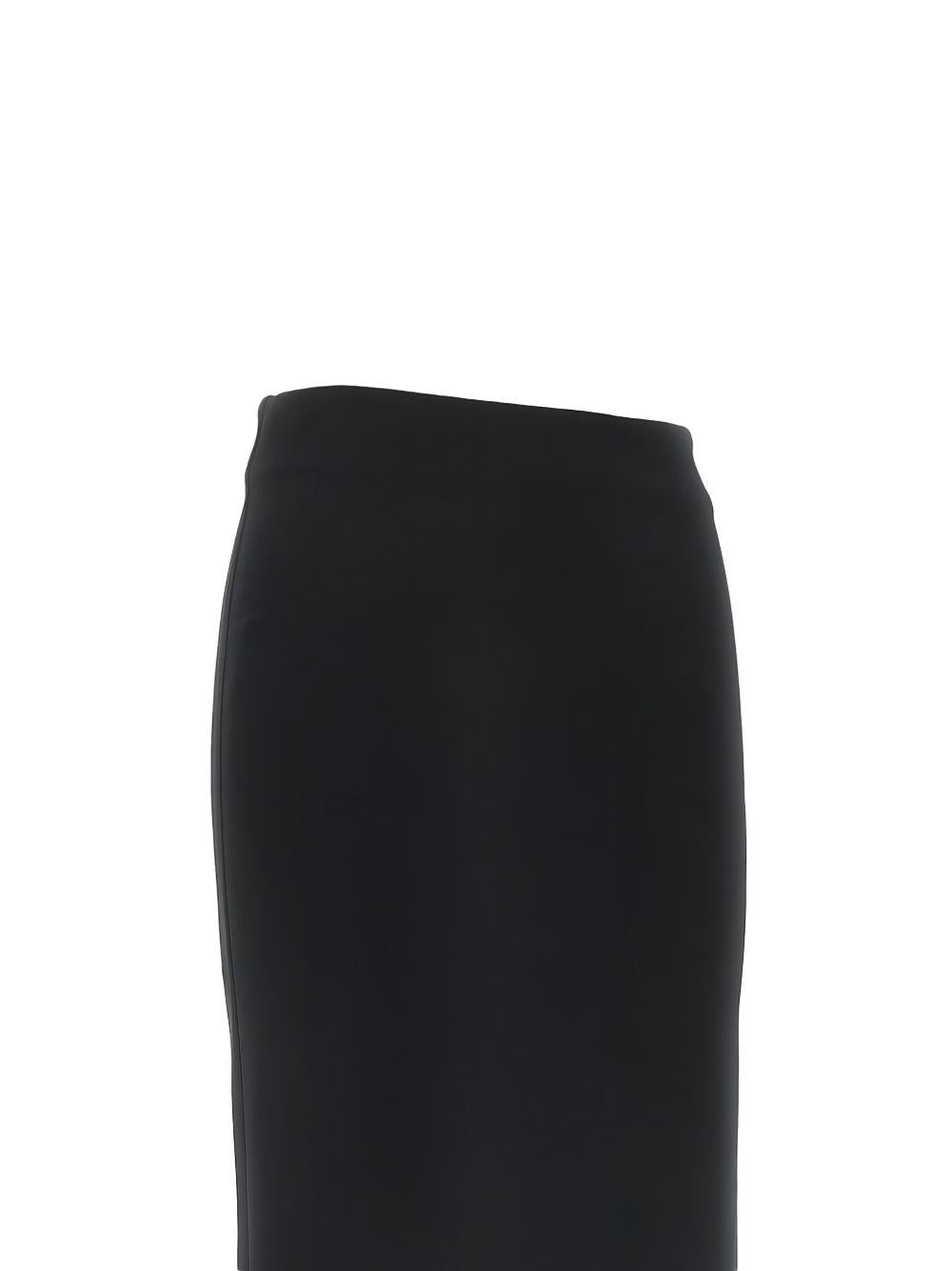 MAX MARA Gonna midi nera bandage 