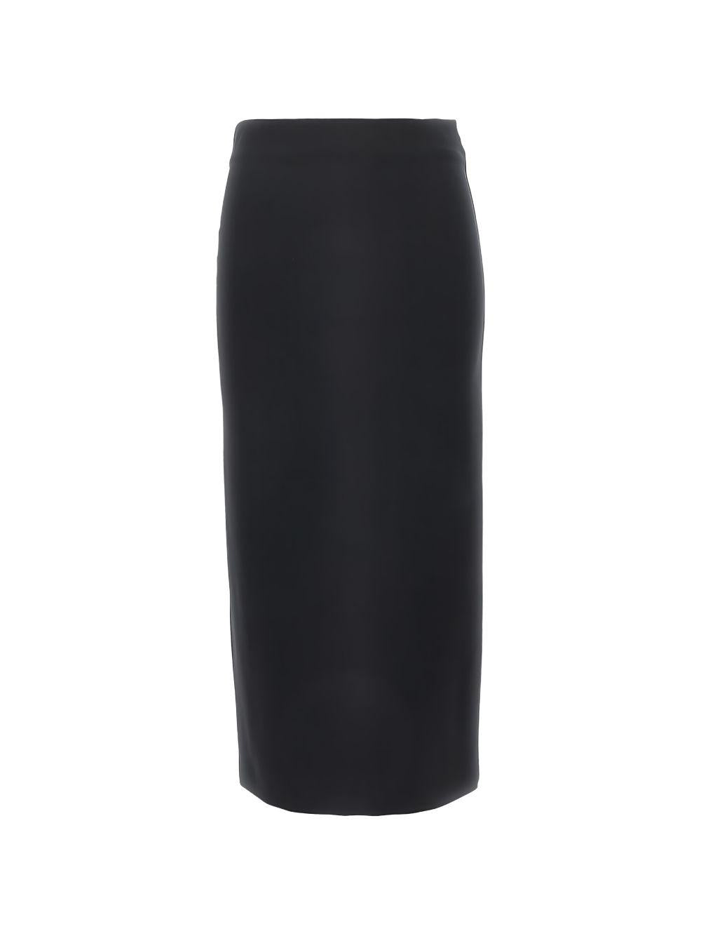 MAX MARA Gonna midi nera bandage 