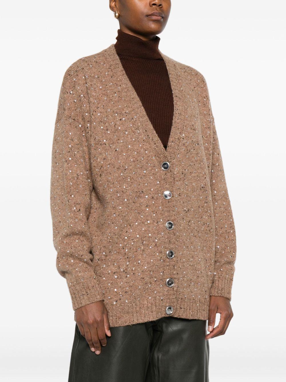PINKO Cardigan 'Marche' con paillettes 