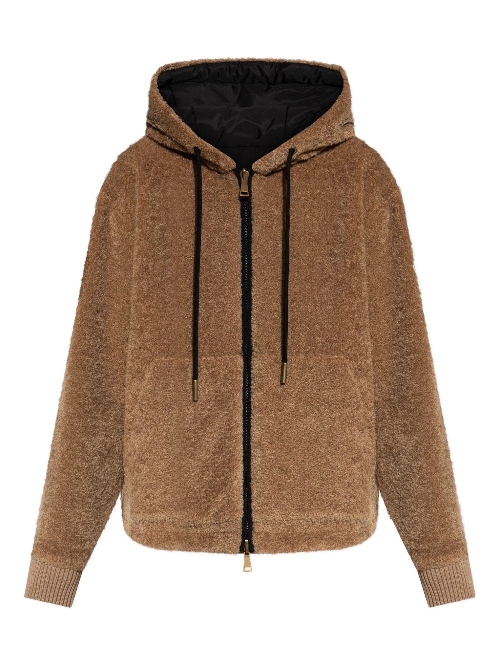 MONCLER Giacca teddy con cappuccio 