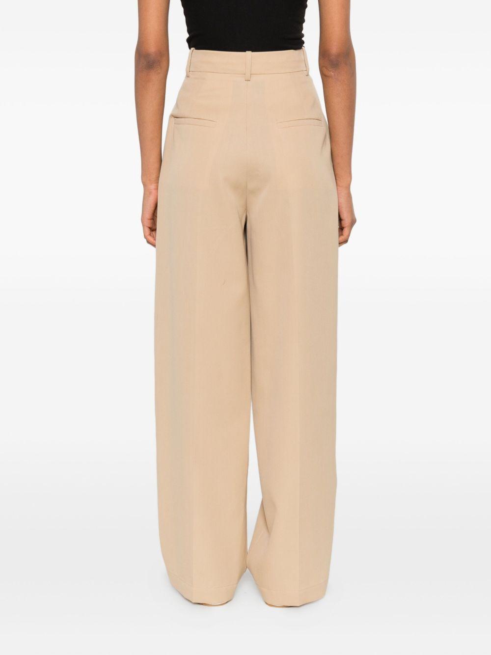 MARNI Pantaloni beige in lana vergine beige 