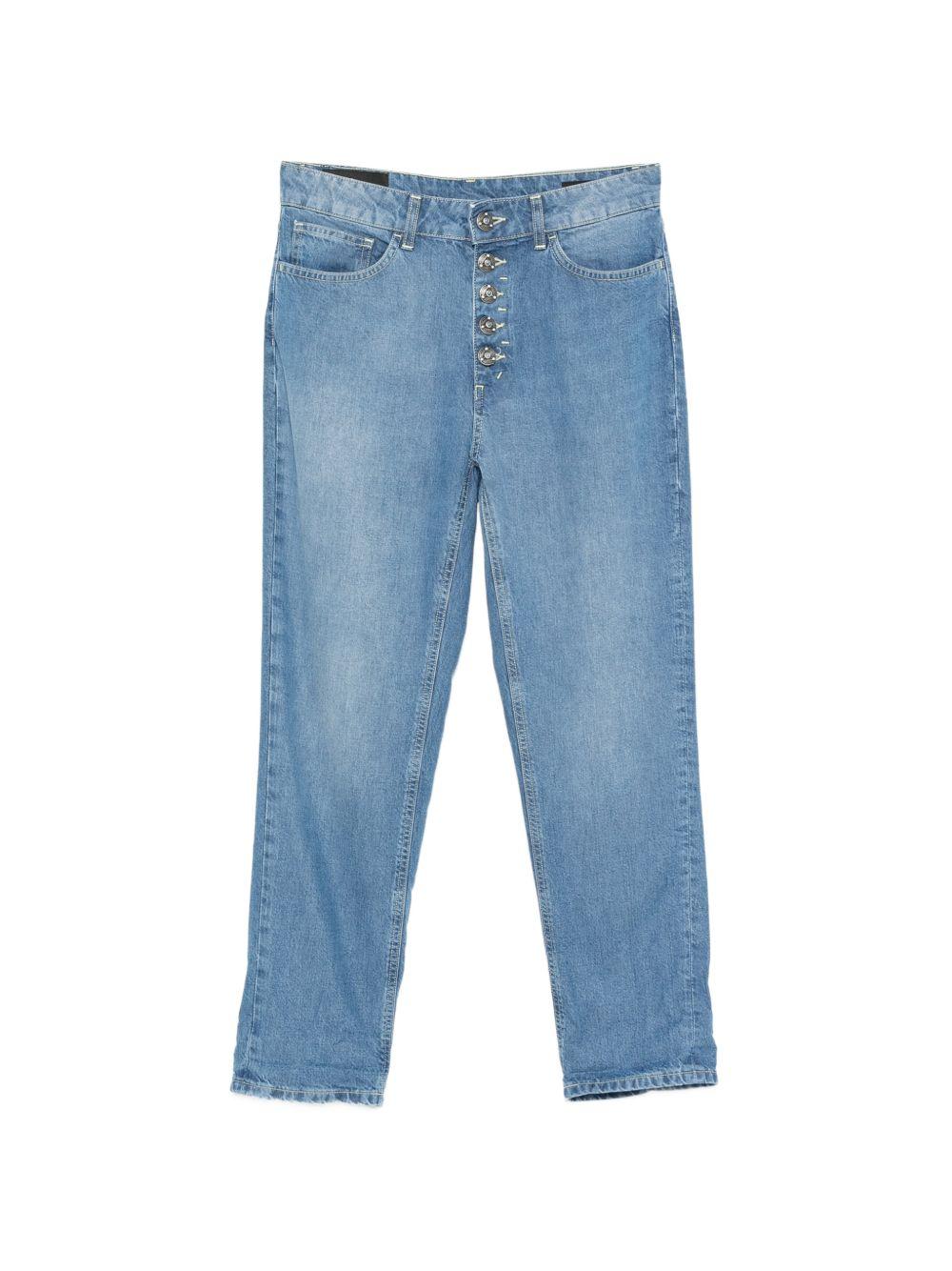 DONDUP Jeans Koons Loose in denim elasticizzato blu 