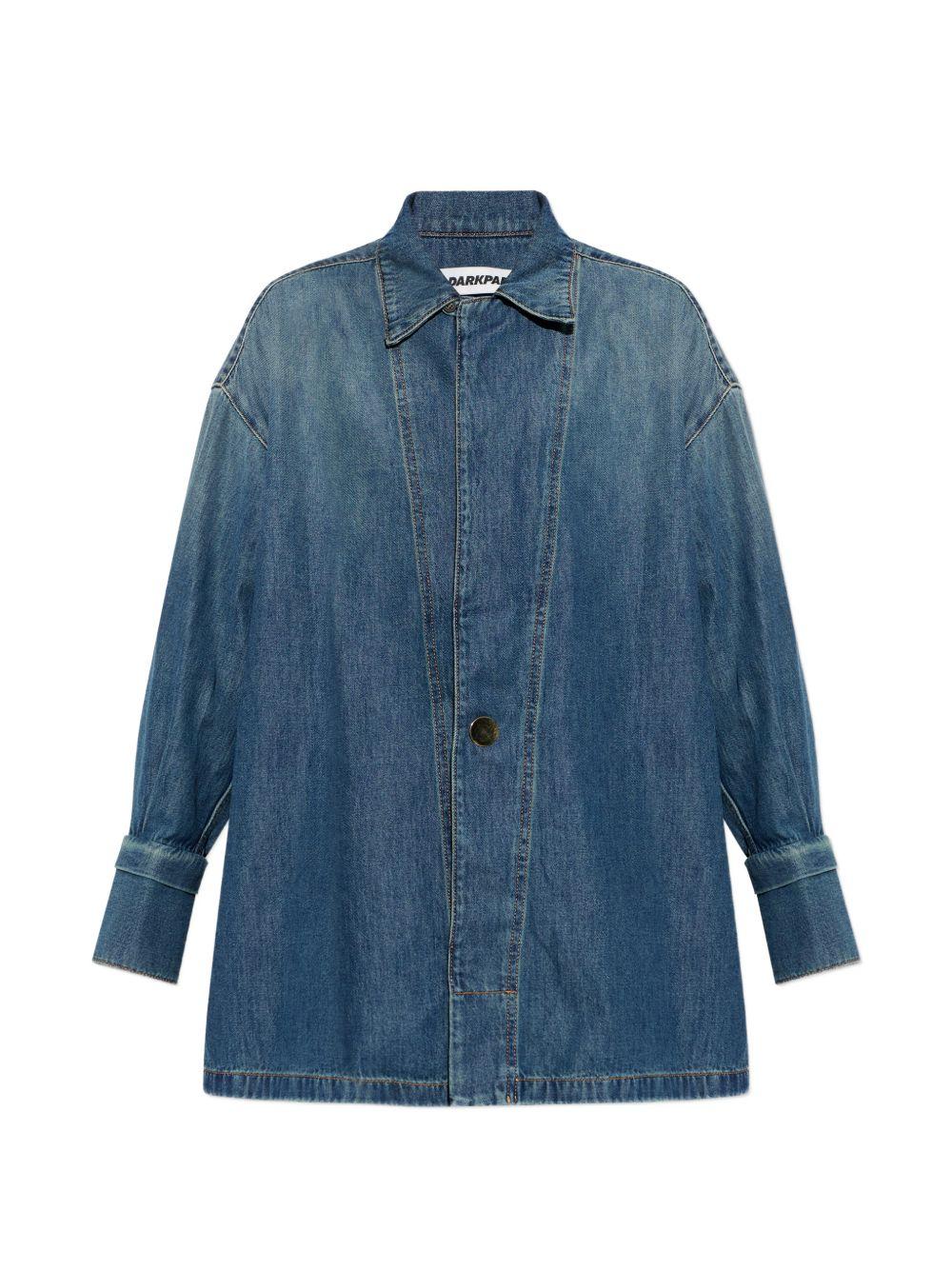 DARKPARK Camicia Jodie in cotone denim blu 