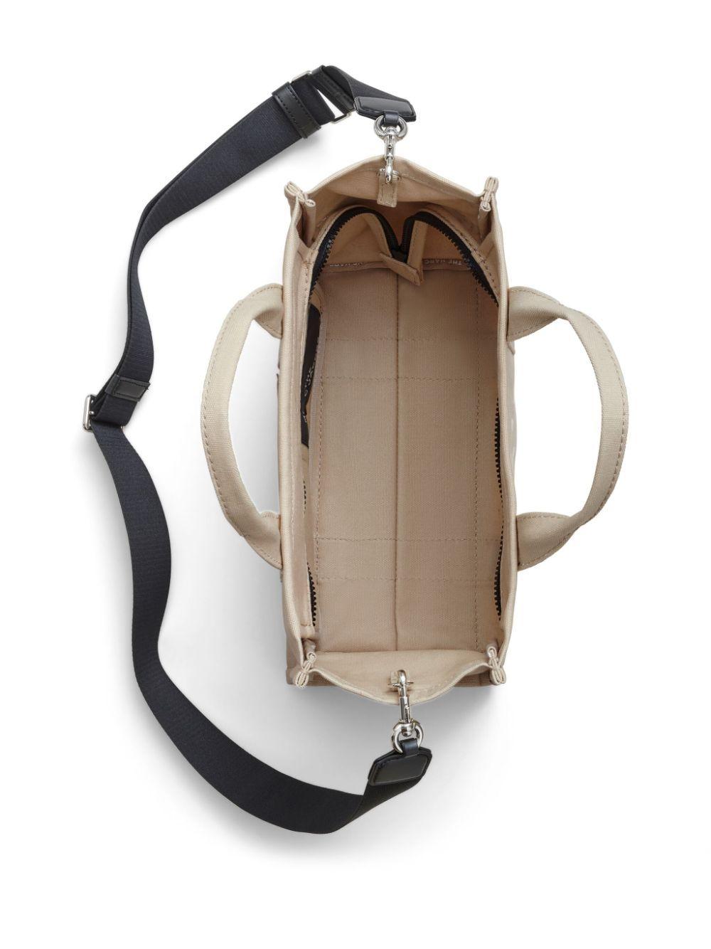MARC JACOBS Borsa tote 'The Canvas Media' in cotone beige 