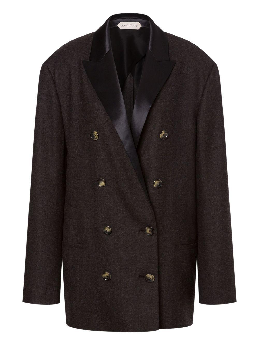 ALBERTA FERRETTI Blazer doppiopetto in lana 