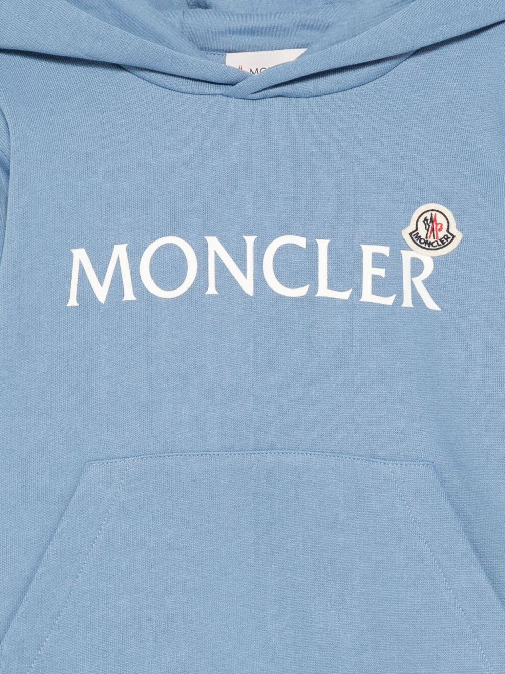 MONCLER Felpa con cappuccio e logo 