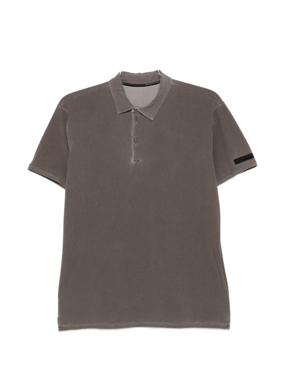 RRD ROBERTO RICCI DESIGNS Polo marrone con logo nero 