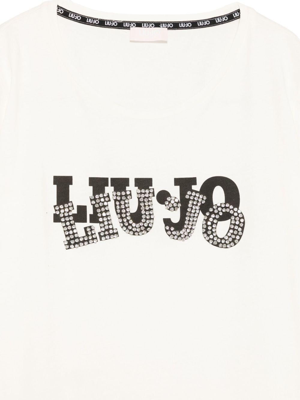LIUJO T-shirt girocollo con logo 