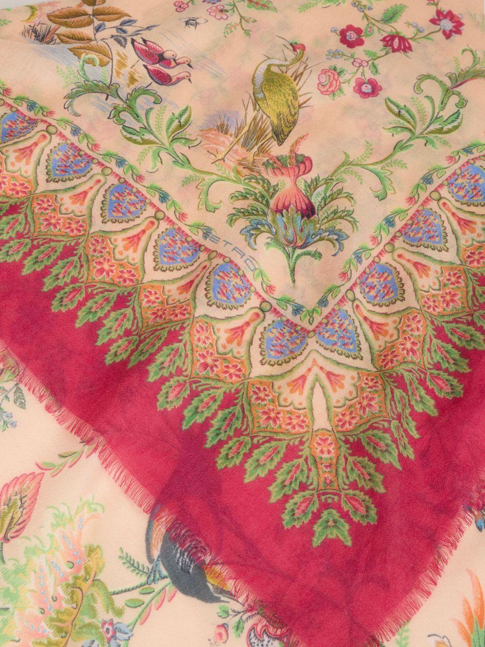 ETRO Sciarpa con fantasia multicolore 