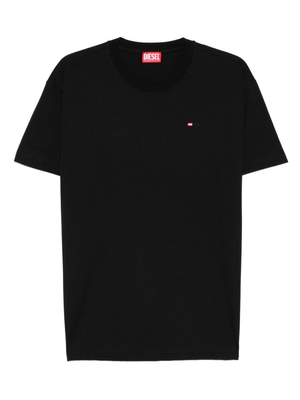 DIESEL T-shirt in cotone nero 