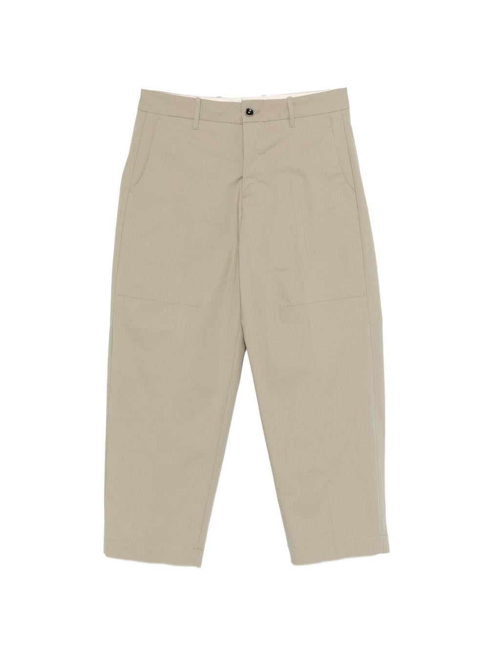 NINE IN THE MORNING Pantaloni Franco in lana misto lino 