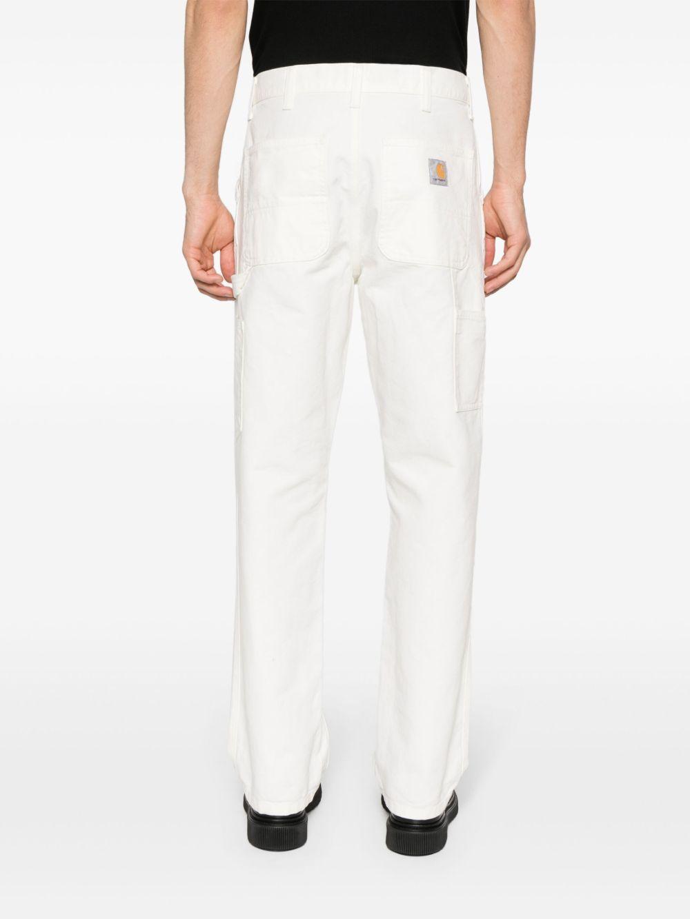 CARHARTT WIP Jeans in cotone bianco 