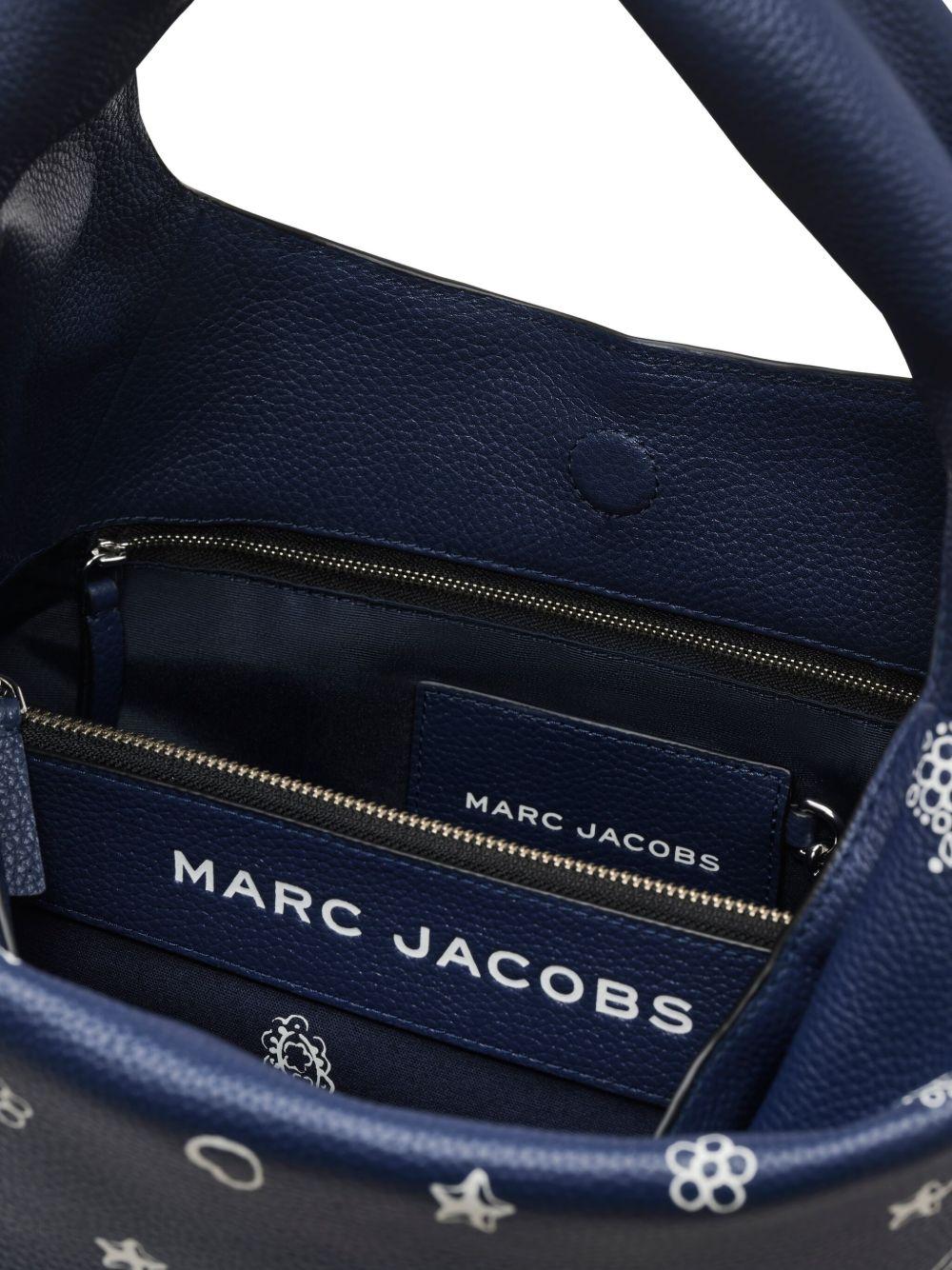 MARC JACOBS Borsa a spalla sack in pelle con effetto bandana 