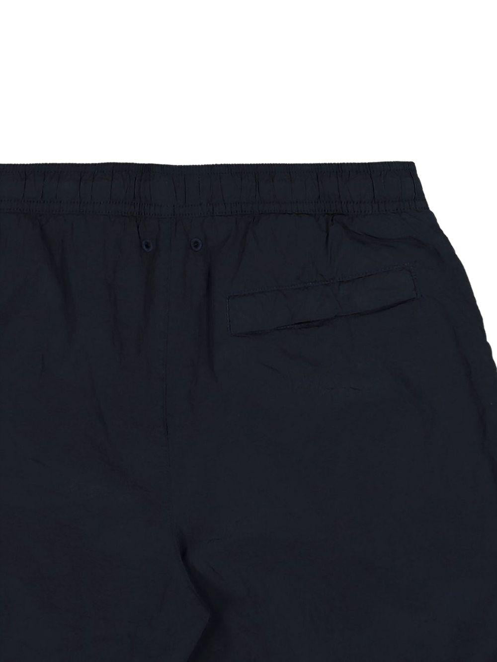 STONE ISLAND Costume mare blu con patch logo 