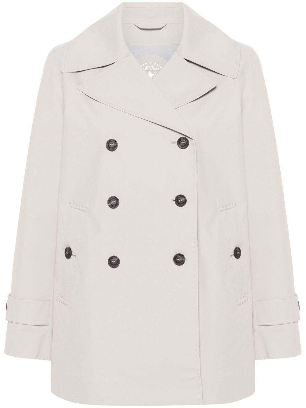 SAVE THE DUCK Giacca doppiopetto imbottita Sofi beige 