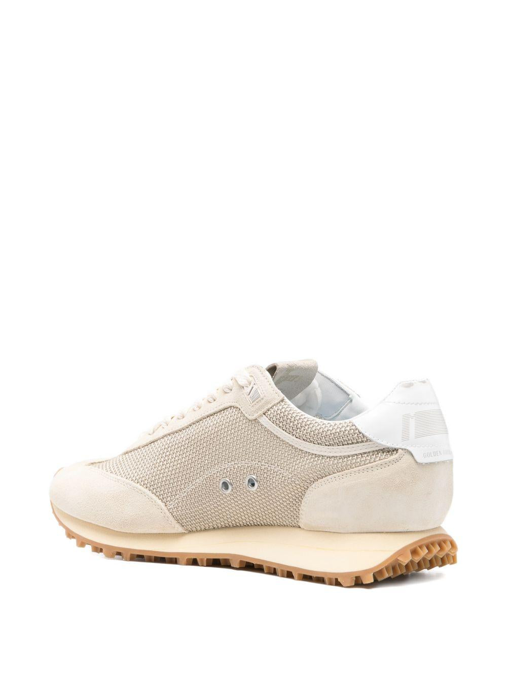 GOLDEN GOOSE Sneakers 'Marathon' grigie con stella nera 